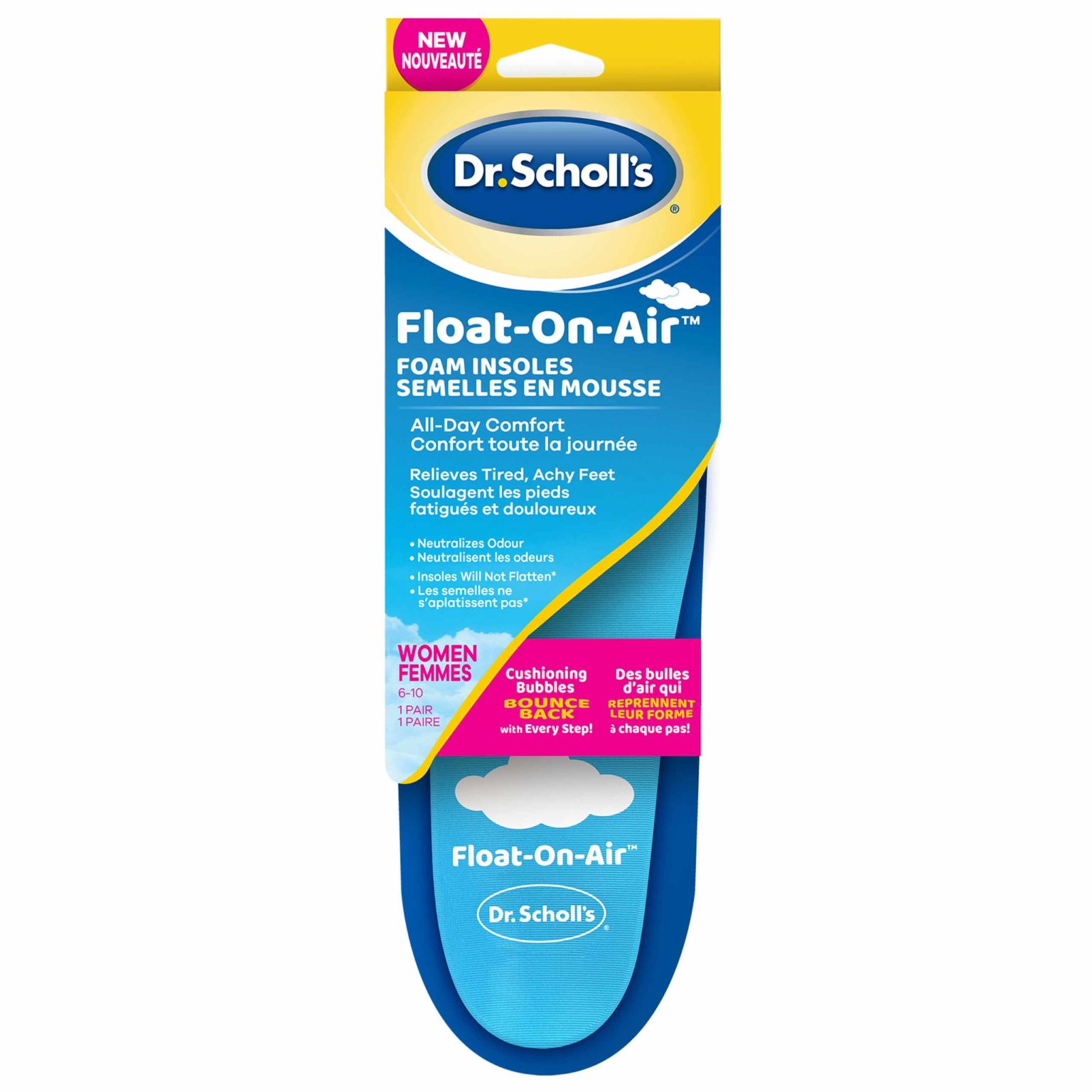 Float On Air Foam Insoles Dr Scholl S