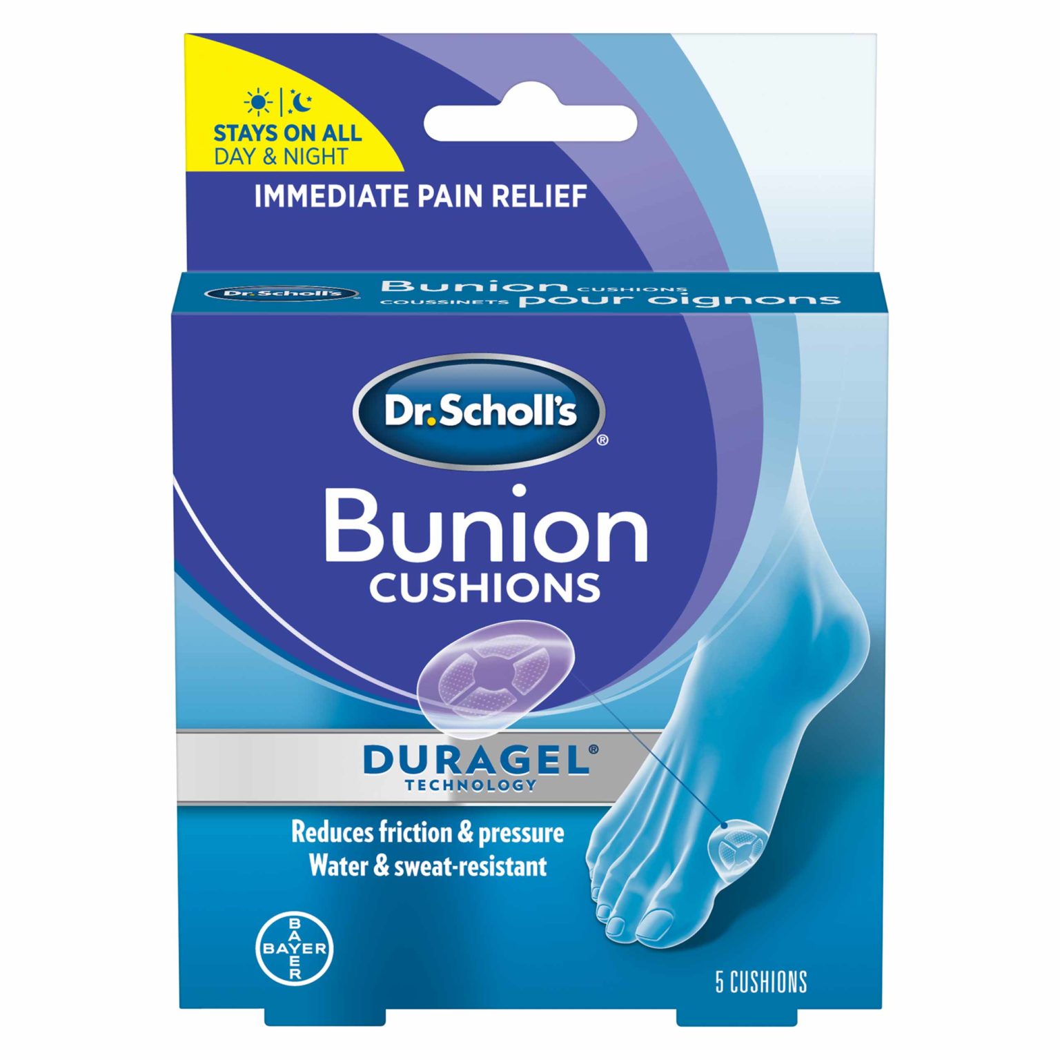 Bunion Pain Relief with Duragel Cushions for Bunions | Shoe Inserts ...