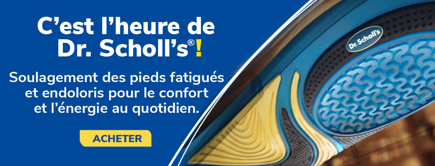 Semelles et orthèses pour chaussures - Scholl France